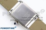 Tank Must Large SS 33.7mm DRF 1:1 Best Edition White Dial on White Leather Strap Swiss Quartz - Image 8