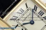 Tank Must Small YG 29mm DRF 1:1 Best Edition YG Dial on Black Leather Strap Swiss Quartz - Image 4