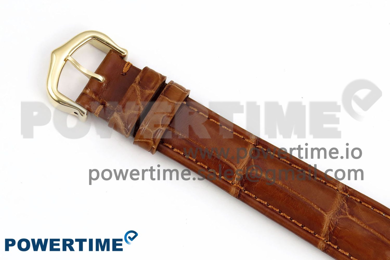 Tank Must Large YG 33.7mm DRF 1:1 Best Edition YG Dial on Brown Leather Strap Swiss Quartz - Image 10