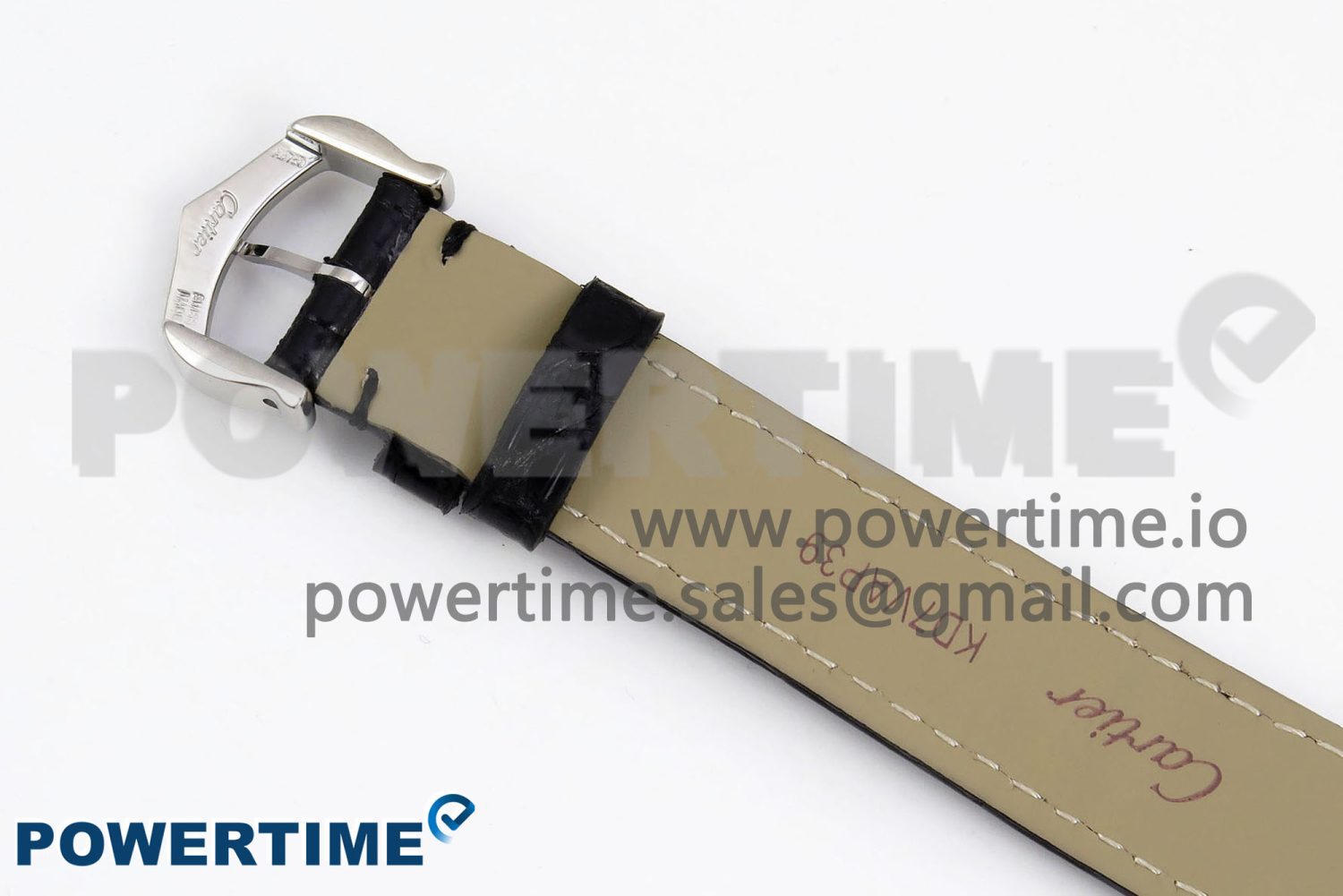 Tank Must Small SS 29mm DRF 1:1 Best Edition Black Dial on Black Leather Strap Swiss Quartz - Image 14