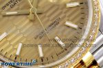 DateJust 36 SS 126283rbr VSF 1:1 Best Edition 904L Steel YG Textured Dial on Jubilee Bracelet VS3235 - Image 7