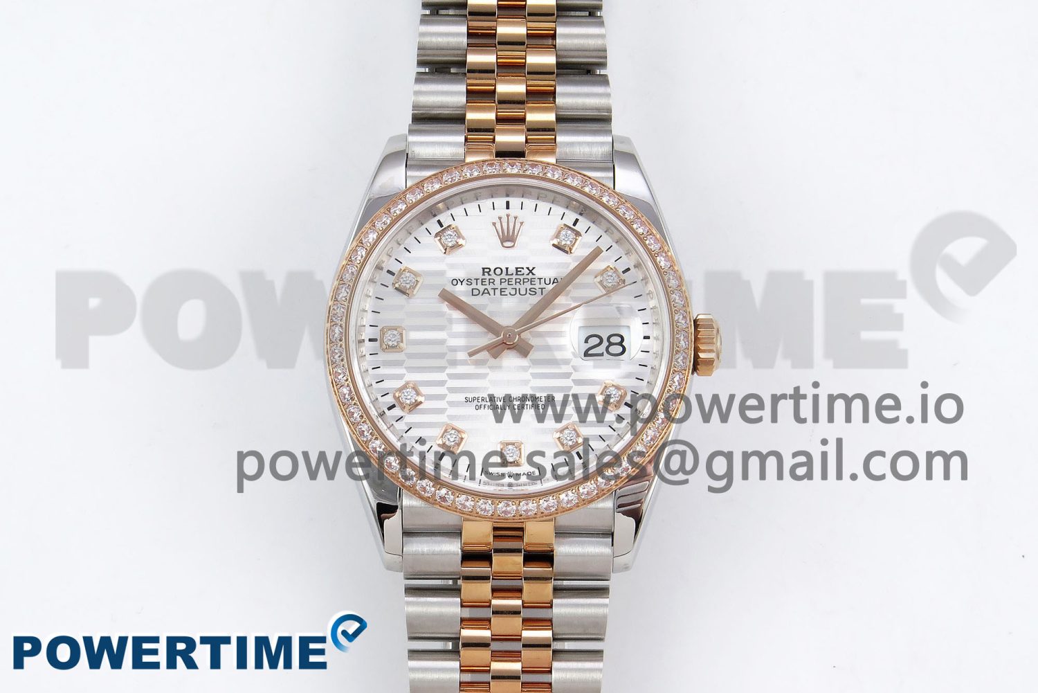 DateJust 36 SS 126281rbr VSF 1:1 Best Edition 904L Steel Silver Textured Dial on Jubilee Bracelet VS3235 - Image 1