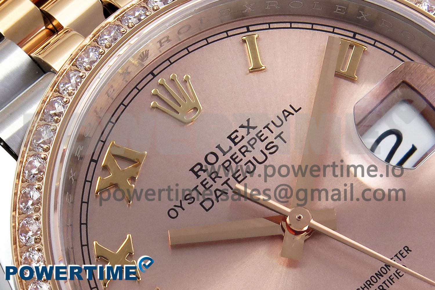 DateJust 36 SS 126281rbr VSF 1:1 Best Edition 904L Steel RG Roman Dial on Jubilee Bracelet VS3235 - Image 4