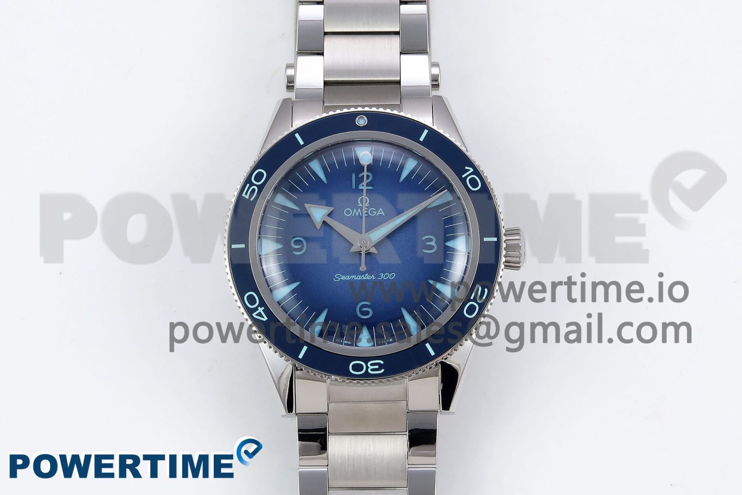 Seamaster 300 Heritage VSF 1:1 Best Edition Blue Dial on SS Bracelet A8912 Super Clone - Image 1