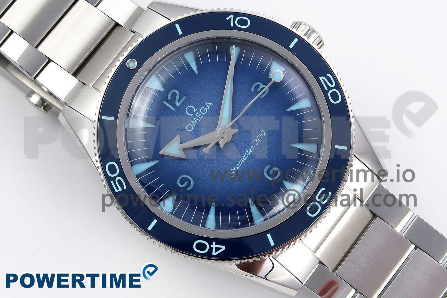 Seamaster 300 Heritage VSF 1:1 Best Edition Blue Dial on SS Bracelet A8912 Super Clone - Image 3