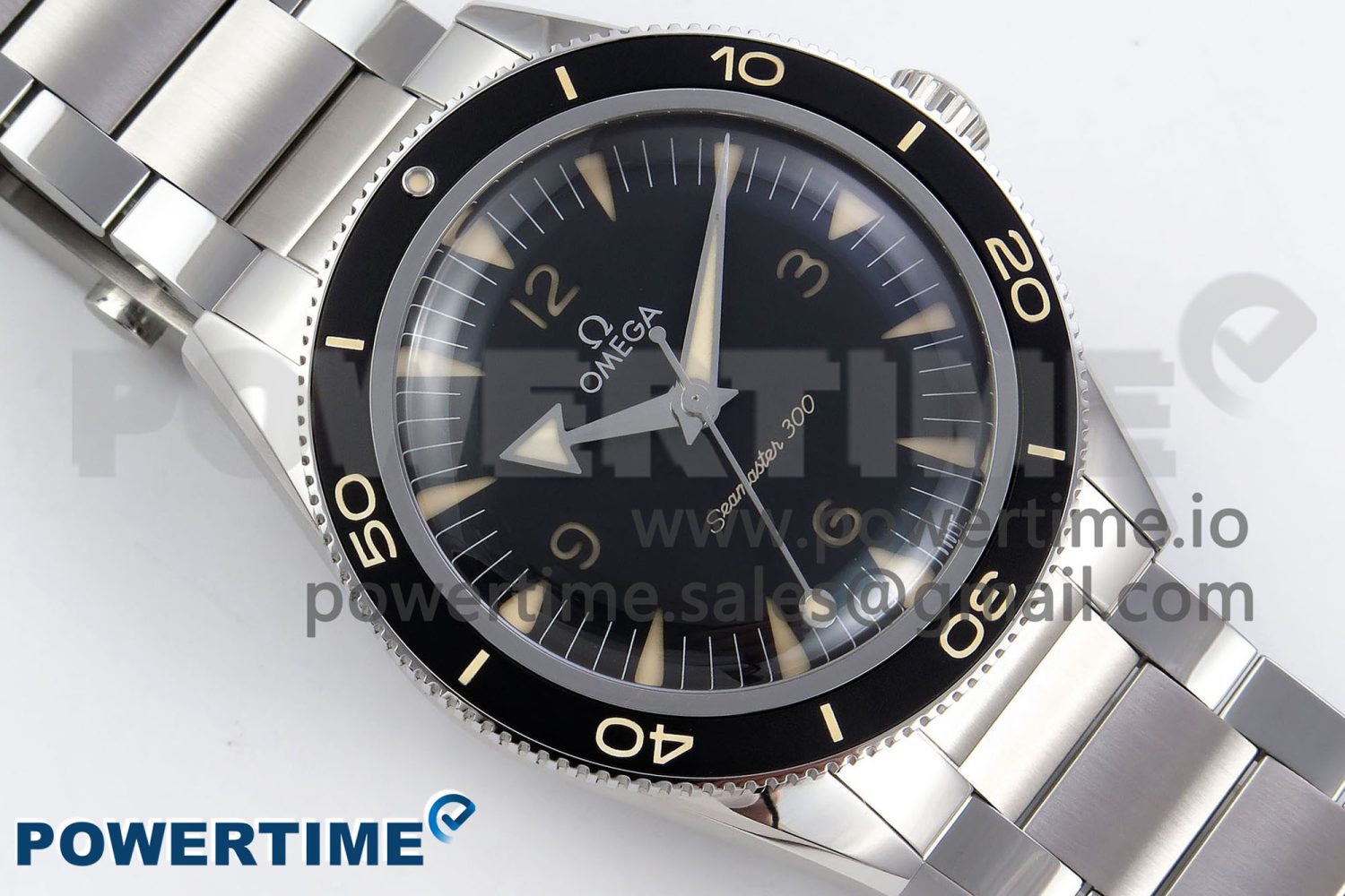 Seamaster 300 Heritage VSF 1:1 Best Edition Black Dial on SS Bracelet A8912 Super Clone - Image 3