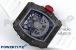 RM035-02 NTPT ZF 1:1 Best Edition Skeleton Dial on White Rubber Strap RMAL1 Super Clone V6 - Image 8