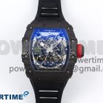 RM035-02 NTPT ZF 1:1 Best Edition Skeleton Dial on Black Rubber Strap RMAL1 Super Clone V6