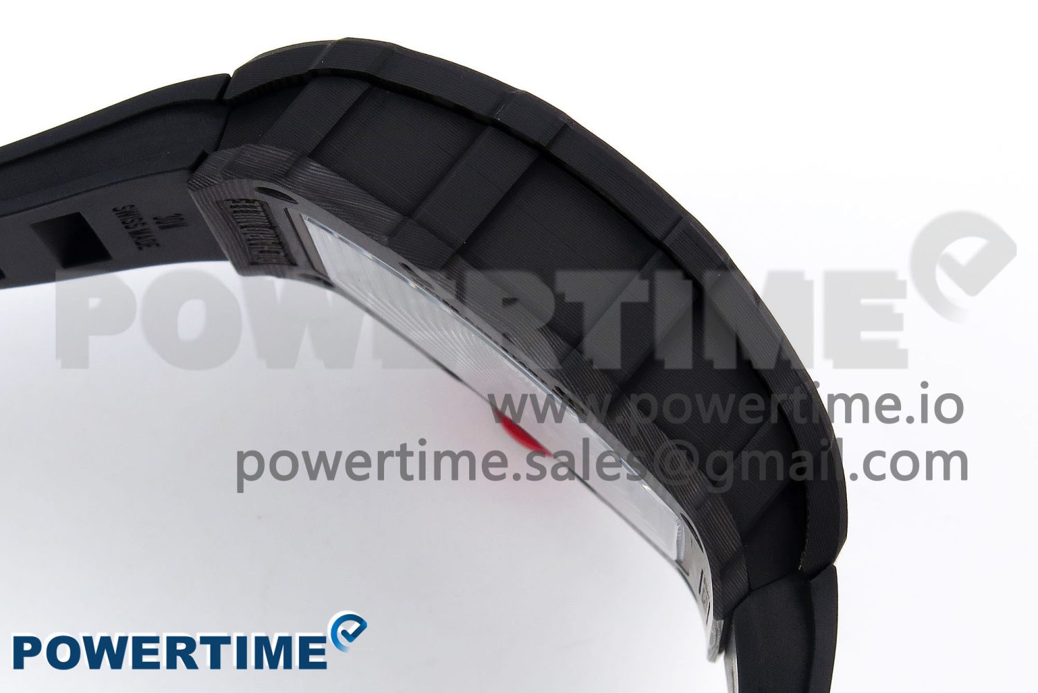 RM035-02 NTPT ZF 1:1 Best Edition Skeleton Dial on Black Rubber Strap RMAL1 Super Clone V6 - Image 7