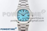 Nautilus 5711/1A-018 PPF 1:1 Best Edition Tiffany Blue Textured Dial on SS Bracelet Super Clone 26-330 V5