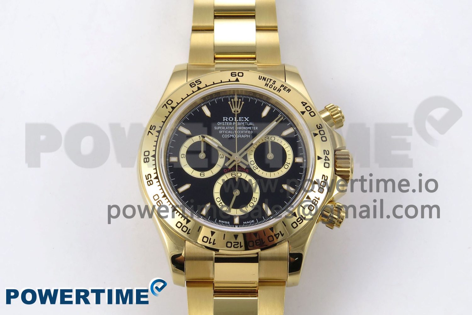 Daytona 126508 QF 1:1 Best Edition Black Dial on YG Braclet SH4131 V5 - Image 1