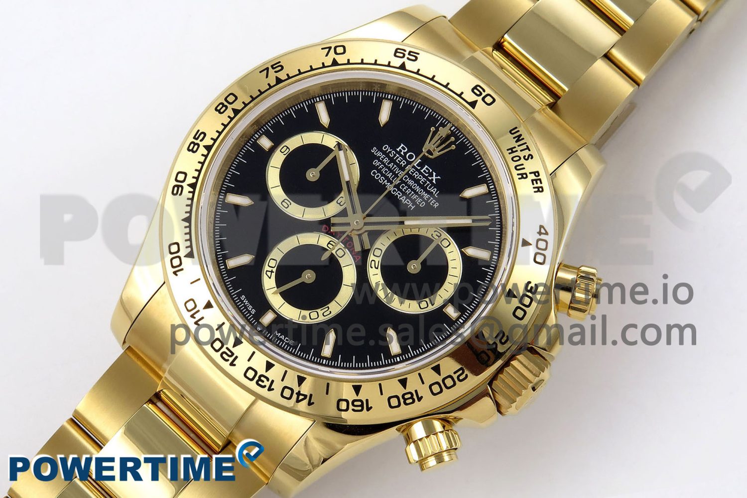Daytona 126508 QF 1:1 Best Edition Black Dial on YG Braclet SH4131 V5 - Image 2