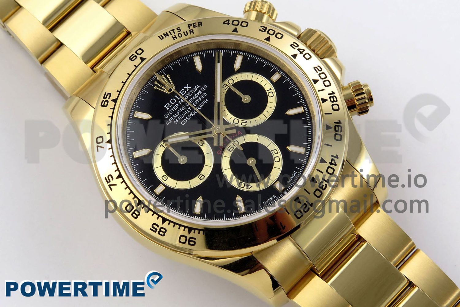 Daytona 126508 QF 1:1 Best Edition Black Dial on YG Braclet SH4131 V5 - Image 3