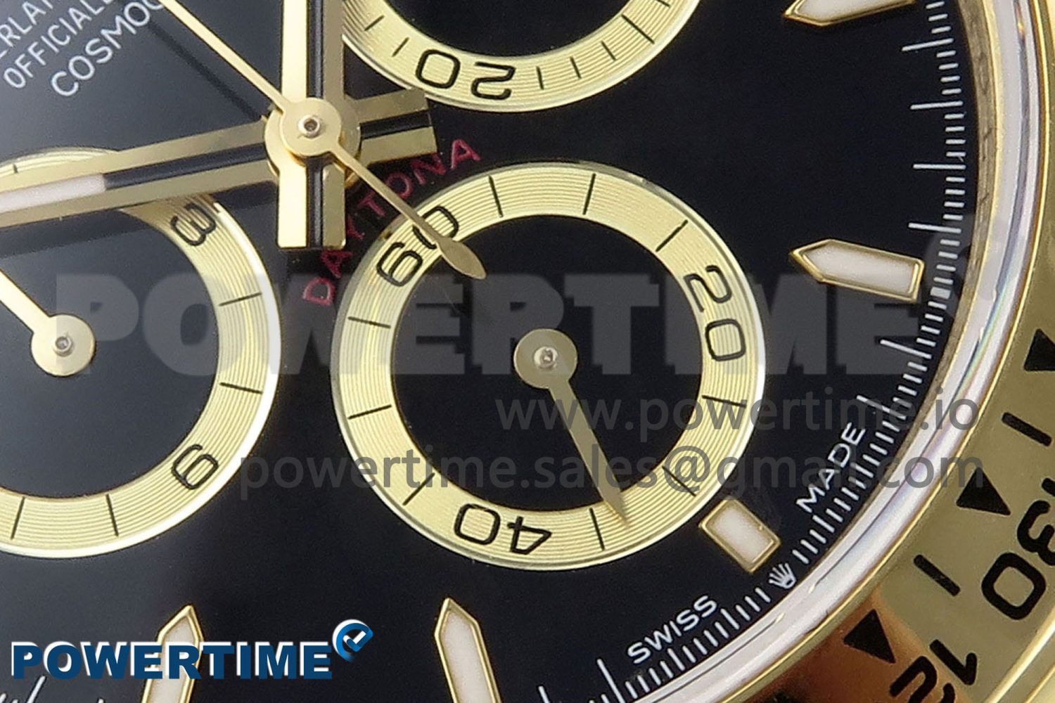 Daytona 126508 QF 1:1 Best Edition Black Dial on YG Braclet SH4131 V5 - Image 5