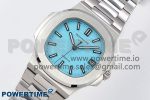 Nautilus 5711/1A-018 PPF 1:1 Best Edition Tiffany Blue Textured Dial on SS Bracelet Super Clone 26-330 V5 - Image 2