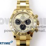 Daytona 126508 QF 1:1 Best Edition YG/Black Dial on YG Braclet SH4131 V5