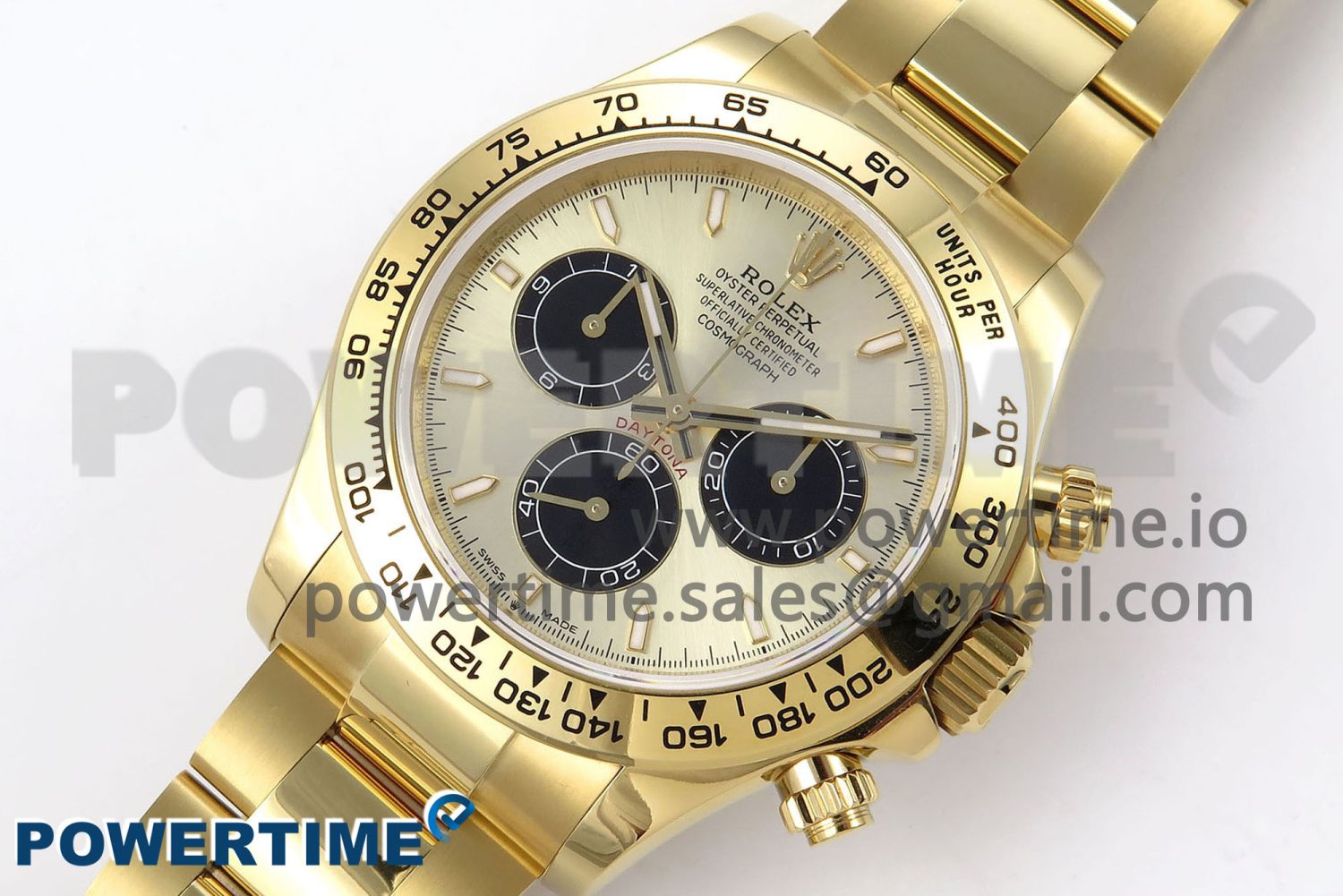 Daytona 126508 QF 1:1 Best Edition YG/Black Dial on YG Braclet SH4131 V5 - Image 2