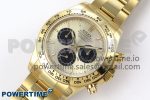 Daytona 126508 QF 1:1 Best Edition YG/Black Dial on YG Braclet SH4131 V5 - Image 2