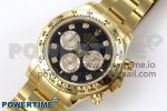 Daytona 126508 QF 1:1 Best Edition Gray/YG Diamonds Dial on YG Braclet SH4131 V5 - Image 2