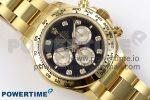 Daytona 126508 QF 1:1 Best Edition Gray/YG Diamonds Dial on YG Braclet SH4131 V5 - Image 3
