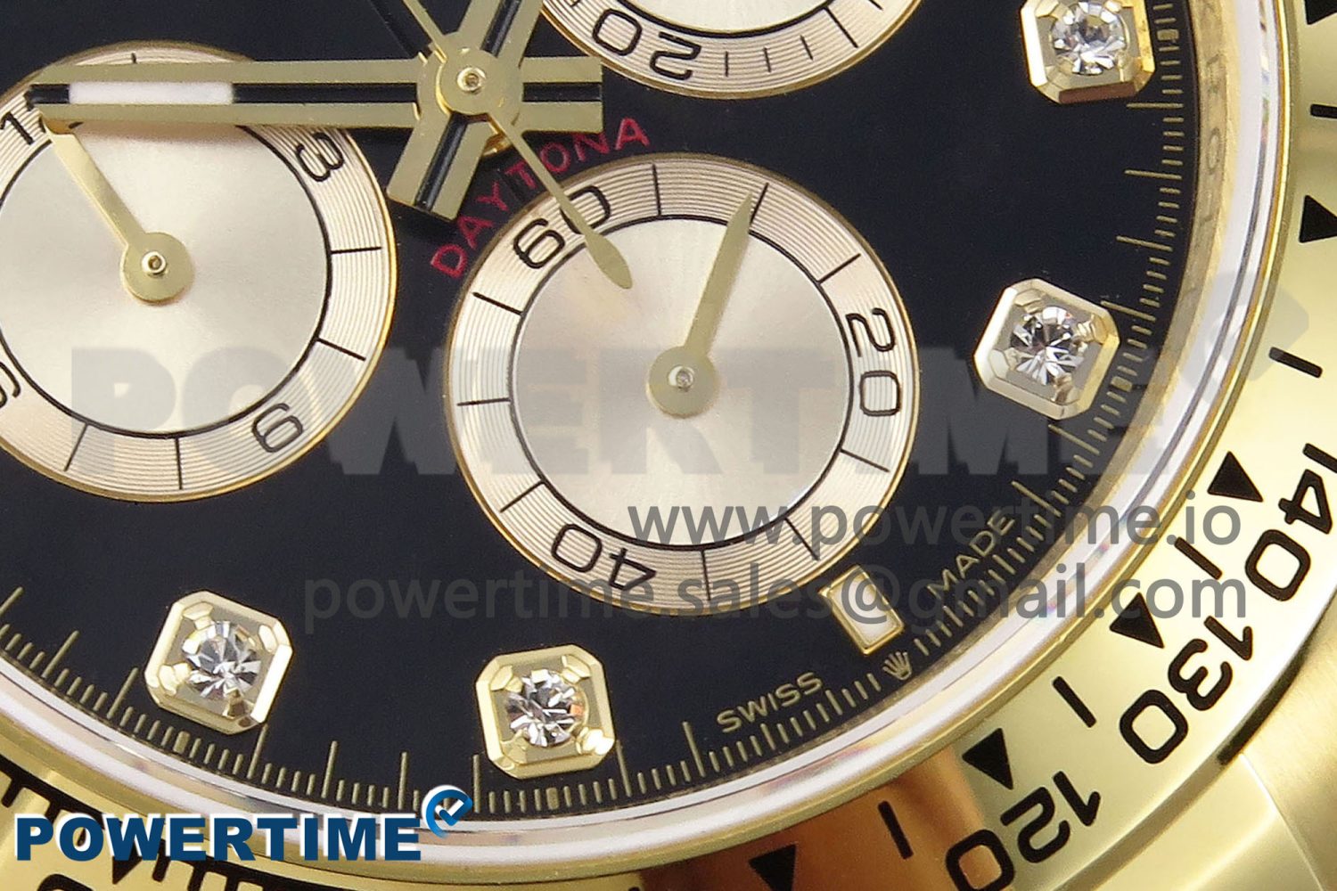 Daytona 126508 QF 1:1 Best Edition Gray/YG Diamonds Dial on YG Braclet SH4131 V5 - Image 5
