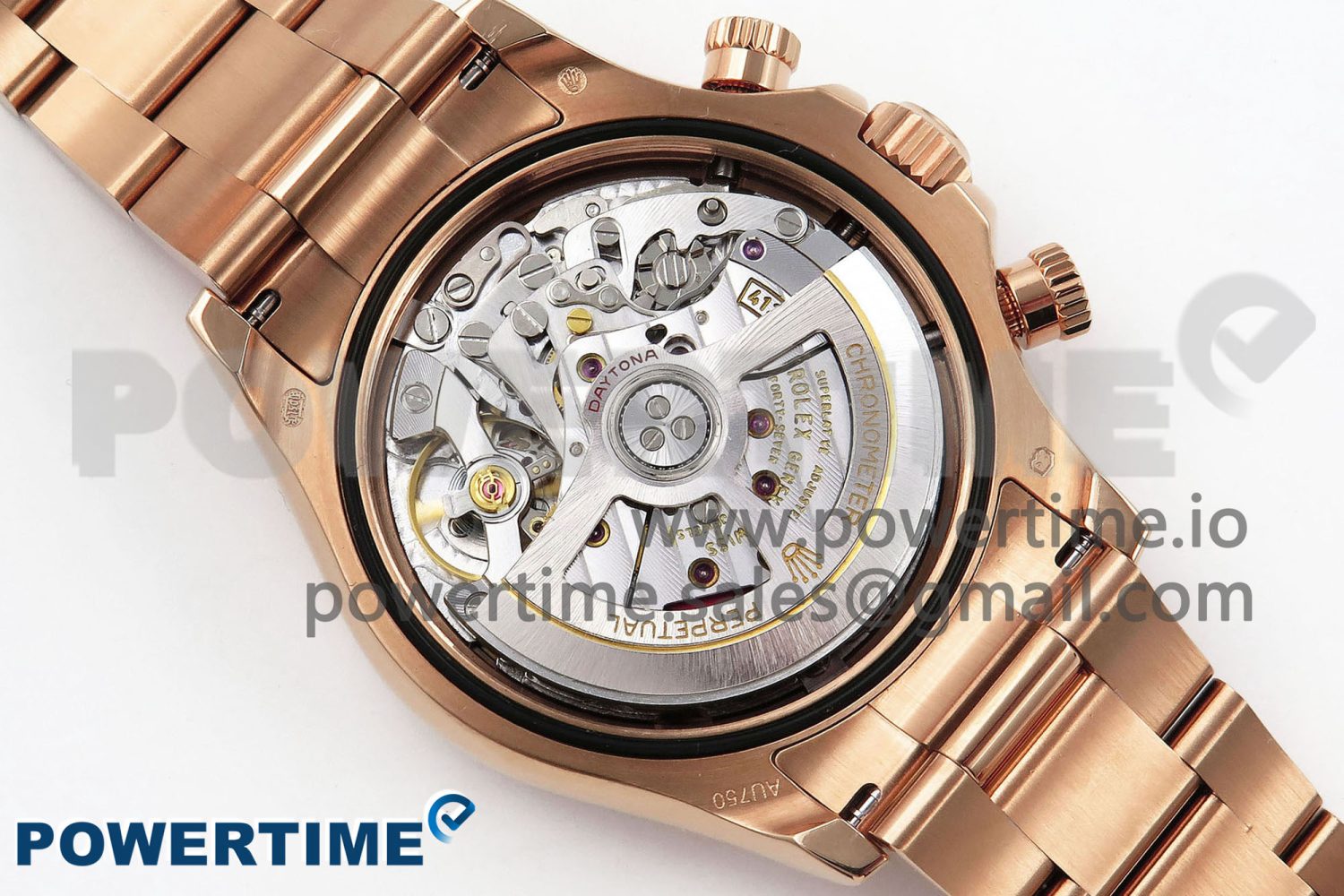 Daytona 126505 QF 1:1 Best Edition Black/RG Diamonds Dial on RG Braclet SH4131 V5 - Image 9