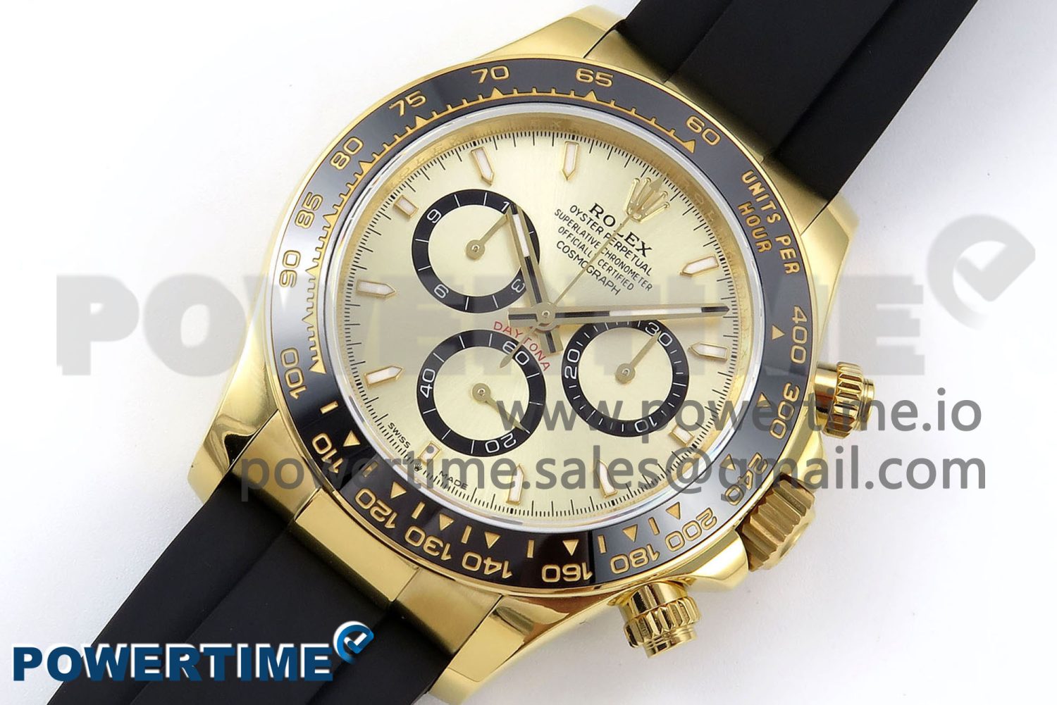 Daytona 126518 QF 1:1 Best Edition YG Dial on Oysterflex Strap SH4131 V5 - Image 2