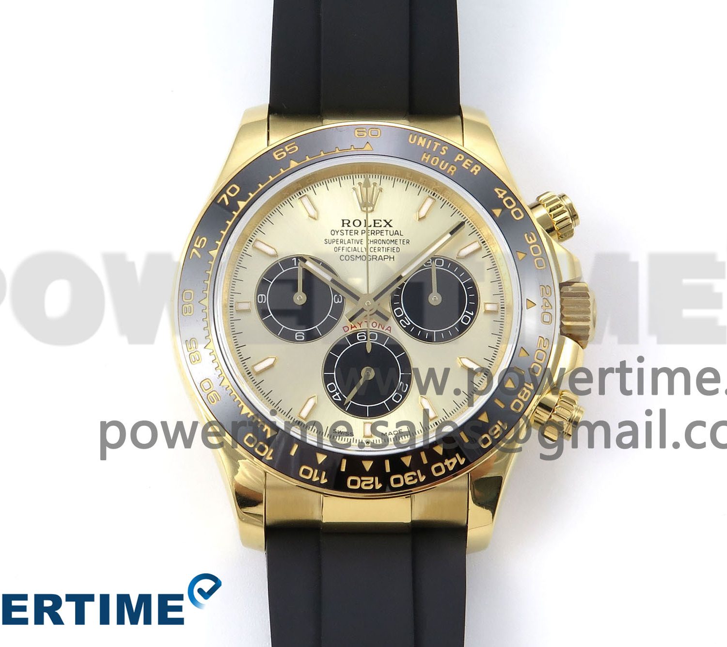 Daytona 126518 QF 1:1 Best Edition YG/Black Dial on Oysterflex Strap SH4131 V5