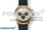 Daytona 126518 QF 1:1 Best Edition YG/Black Dial on Oysterflex Strap SH4131 V5