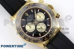 Daytona 126518 QF 1:1 Best Edition Black/YG Dial on Oysterflex Strap SH4131 V5 - Image 3