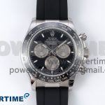 Daytona 126519 QF 1:1 Best Edition Black/Silver Dial on Oysterflex Strap SH4131 V5
