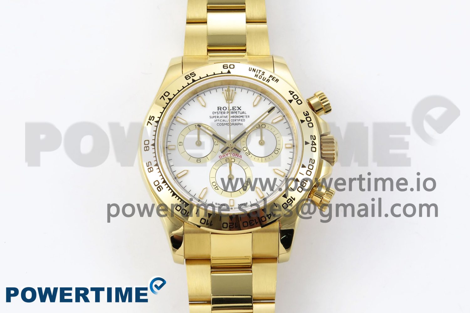Daytona 126508 QF 1:1 Best Edition White Dial on YG Braclet SH4131 V5 - Image 1