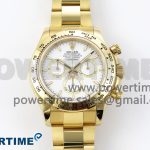 Daytona 126508 QF 1:1 Best Edition White Dial on YG Braclet SH4131 V5