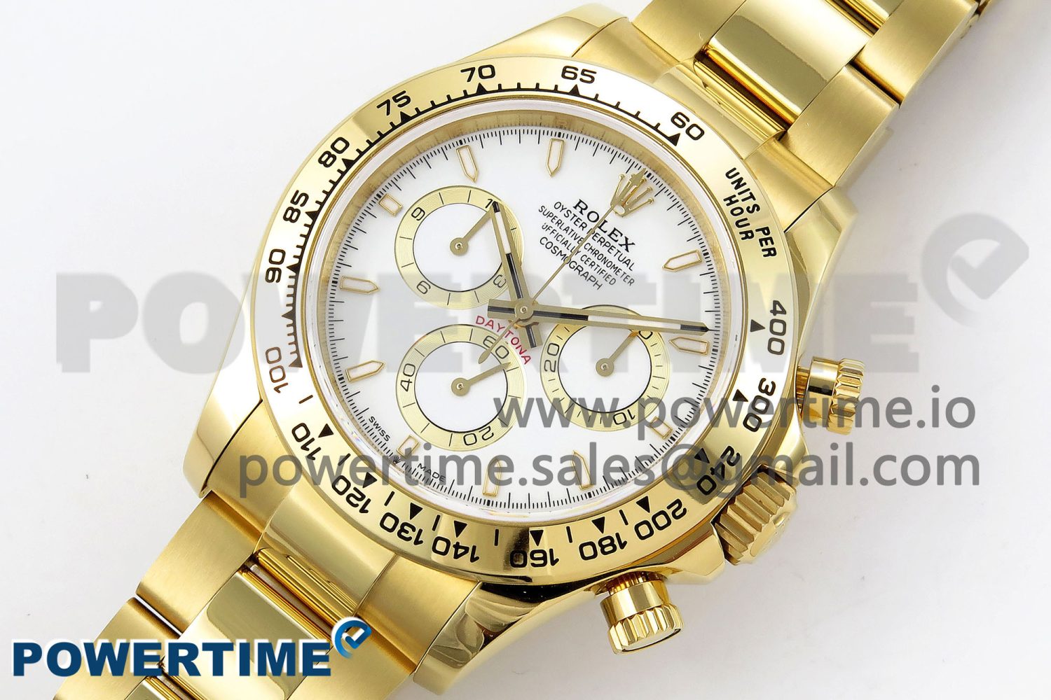 Daytona 126508 QF 1:1 Best Edition White Dial on YG Braclet SH4131 V5 - Image 2