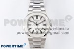 Nautilus 5711/1A-011 PPF 1:1 Best Edition White Textured Dial on SS Bracelet Super Clone 26-330 V5