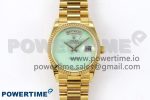 Day Date 36 YG RAF 1:1 Best Edition Green Stone Dial on YG Bracelet A2836