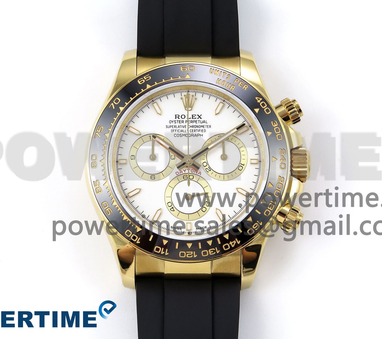 Daytona 126518 QF 1:1 Best Edition White Dial on Oysterflex Strap SH4131 V5