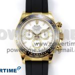 Daytona 126518 QF 1:1 Best Edition White Dial on Oysterflex Strap SH4131 V5