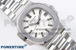Nautilus 5711/1A-011 PPF 1:1 Best Edition White Textured Dial on SS Bracelet Super Clone 26-330 V5 - Image 3