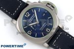 PAM1117 Titanium TTF 1:1 Best Edition Blue Dial on Blue Kevlar Composite Strap P9010 - Image 3