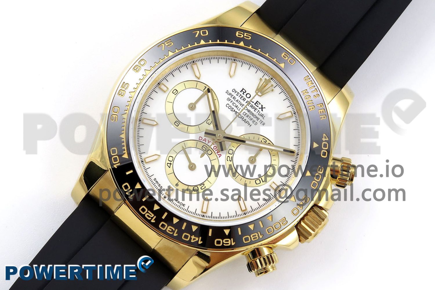 Daytona 126518 QF 1:1 Best Edition White Dial on Oysterflex Strap SH4131 V5 - Image 2
