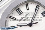 Nautilus 5711/1A-011 PPF 1:1 Best Edition White Textured Dial on SS Bracelet Super Clone 26-330 V5 - Image 4
