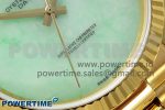 Day Date 36 YG RAF 1:1 Best Edition Green Stone Dial on YG Bracelet A2836 - Image 5