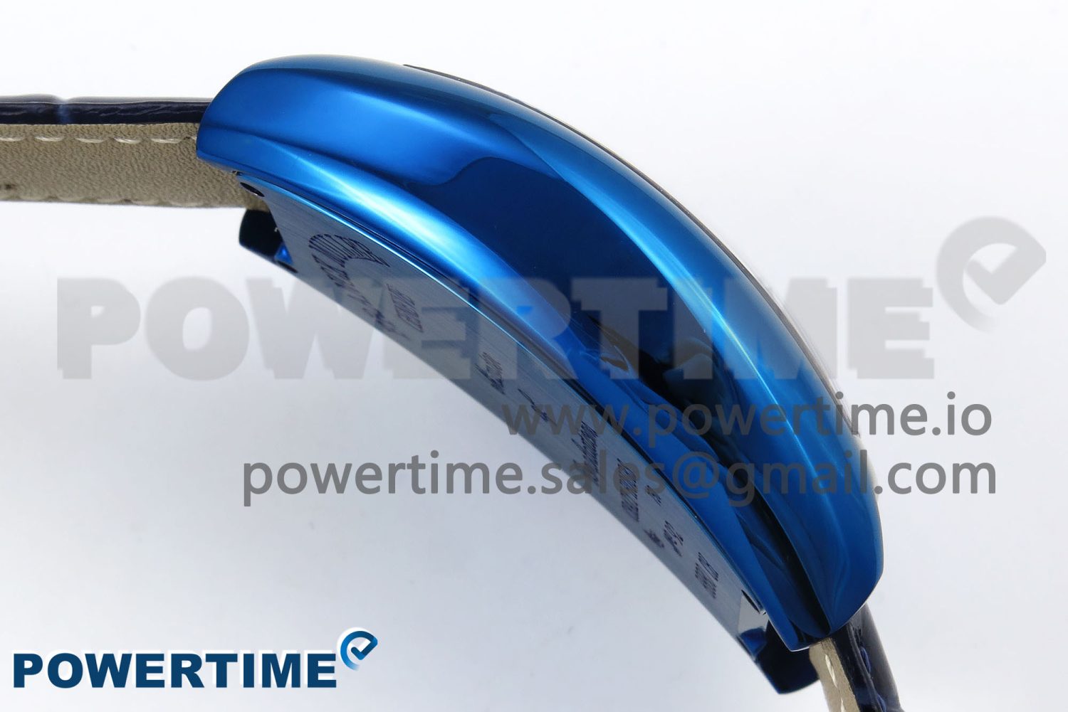 Crazy Hours Blue PVD TWF Best Edition Blue Dial on Blue Leather Strap A23J - Image 7