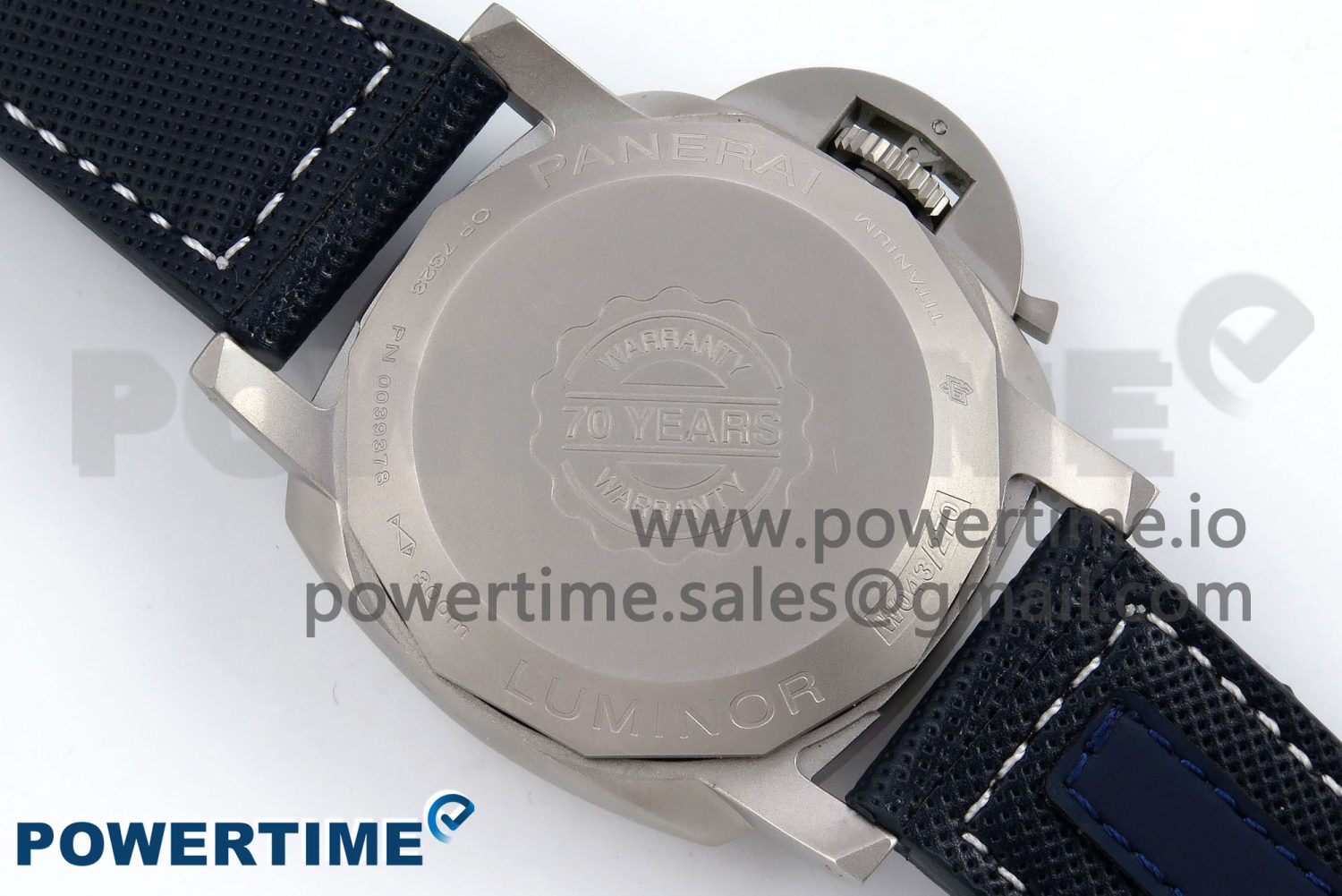 PAM1117 Titanium TTF 1:1 Best Edition Blue Dial on Blue Kevlar Composite Strap P9010 - Image 8