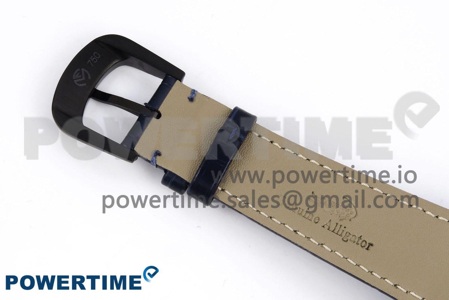 Crazy Hours Blue PVD TWF Best Edition White Dial on Blue Leather Strap A23J - Image 14