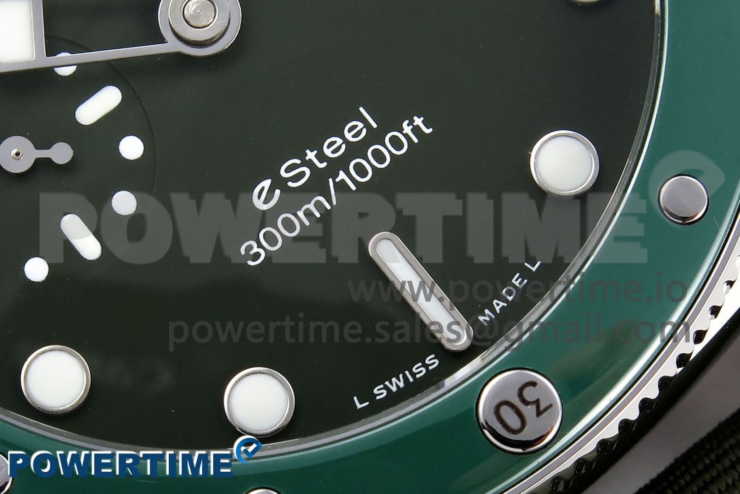 PAM1287 V TTF 1:1 Best Edition Green Dial on Green Nylon Strap P900 - Image 5