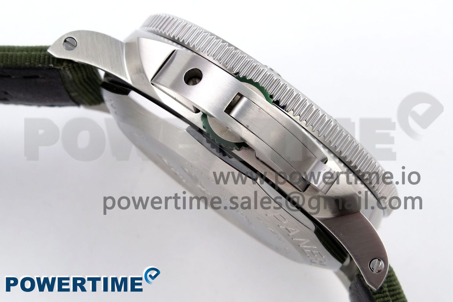 PAM1287 V TTF 1:1 Best Edition Green Dial on Green Nylon Strap P900 - Image 6