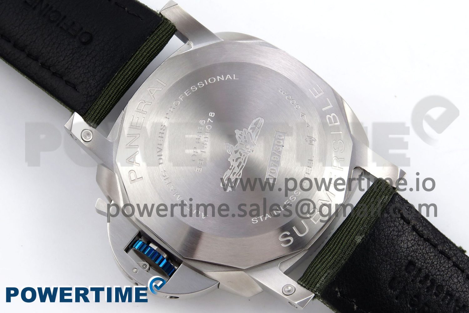 PAM1287 V TTF 1:1 Best Edition Green Dial on Green Nylon Strap P900 - Image 8