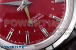 Grand Seiko Elegance GMT SS GSF 1:1 Best Edition Red Dial on Brown Leather Strap NH34 - Image 5